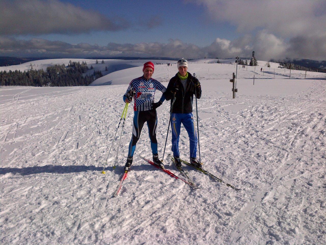 Dirk und Daniel auf dem Feldberg