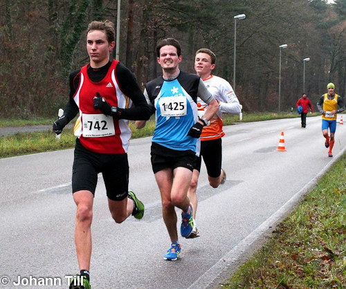 Winterlaufserie Rheinzabern 2013/2014: Daniel Debertin beim 10km Lauf
