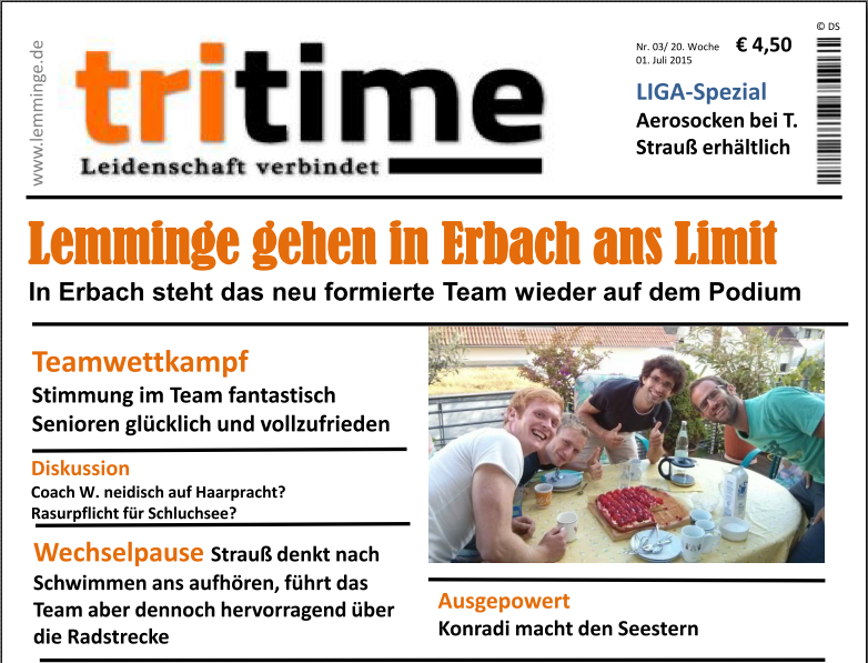 TriTime 2015 Erbach - Vorschau