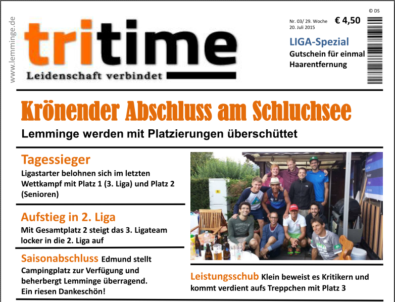 TriTime 2015 Schluchsee - Vorschau